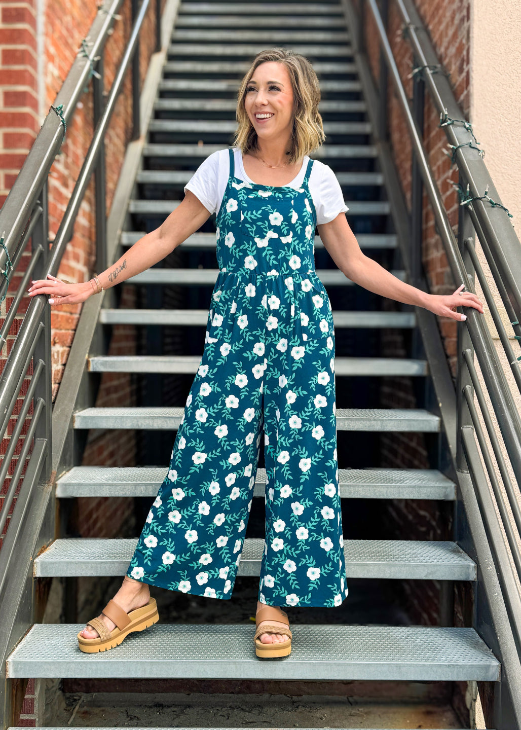 Leola Wide Leg Cami Jumpsuit