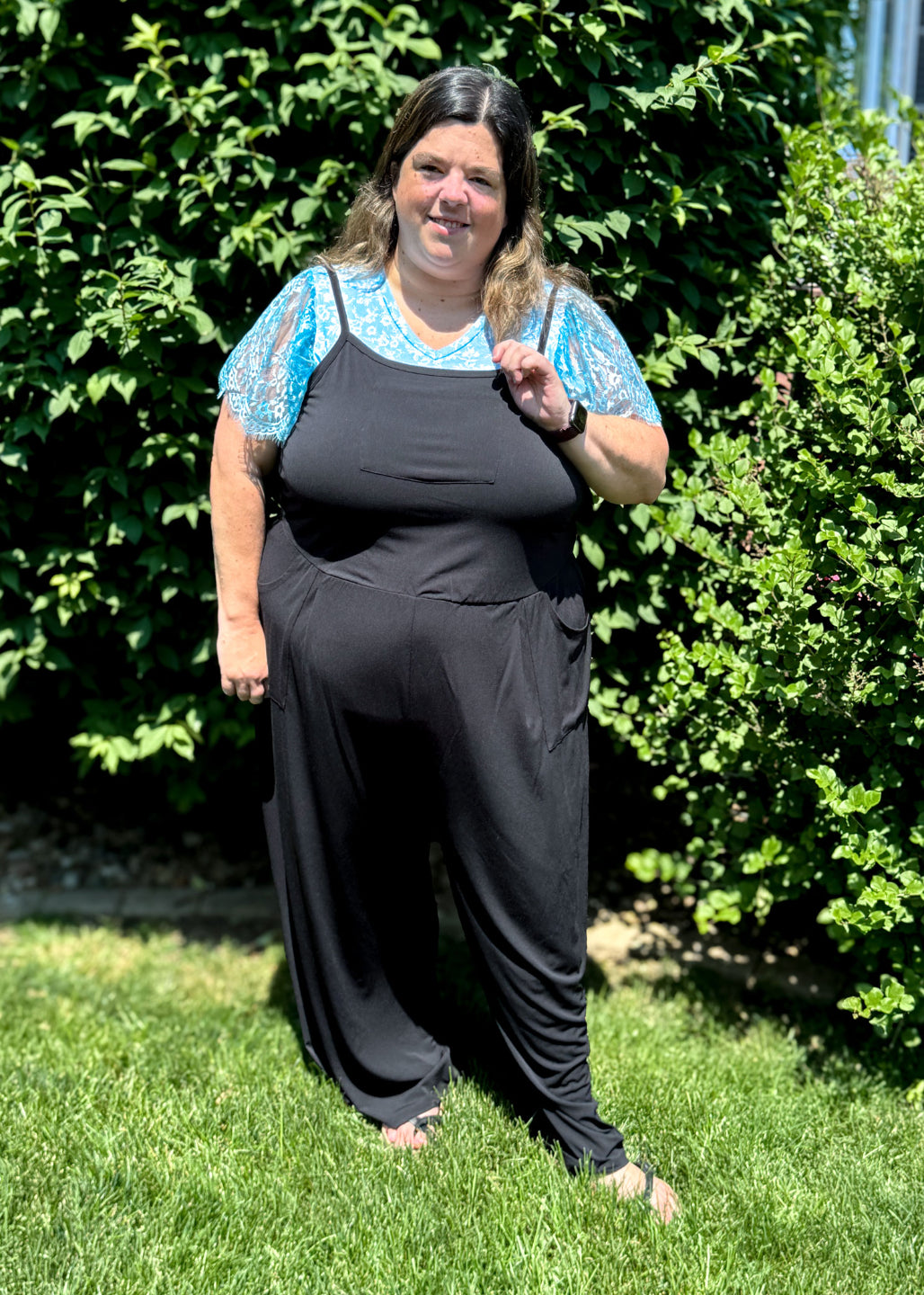 Leola Wide Leg Cami Jumpsuit