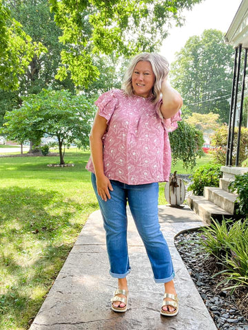 Maddy Flutter Sleeve Smock Top