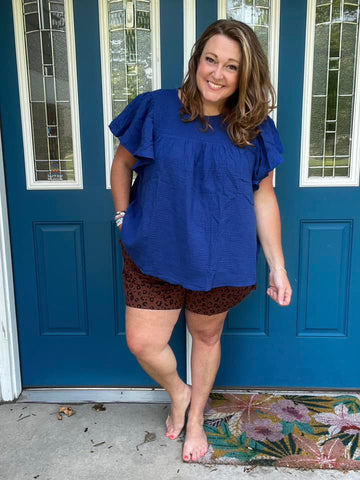 Maddy Flutter Sleeve Smock Top